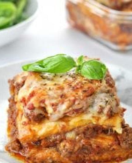 "Just Like The Real Thing" Keto Lasagna
