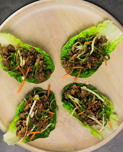 Pork san choy bau