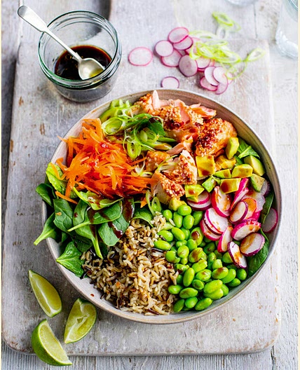 Salmon Salad Bowl
