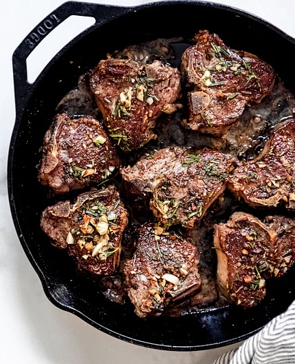 Pan Seared Lamb Chops