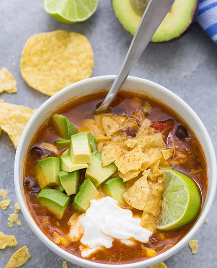Instant Pot Chicken Tortilla Soup