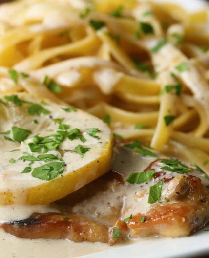 Creamy Lemon Chicken Recipe by Tasty