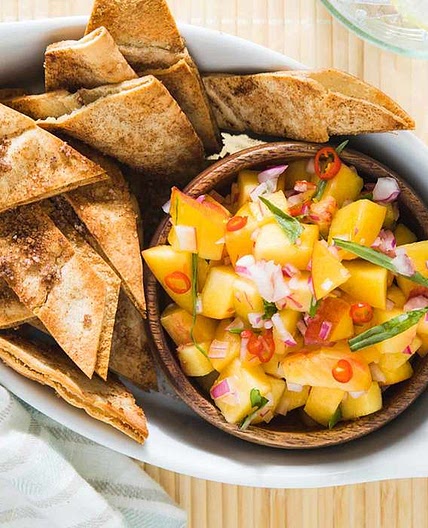 Spicy Peach Salsa