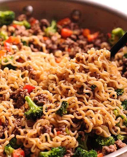 Healthy Beef Ramen Noodles