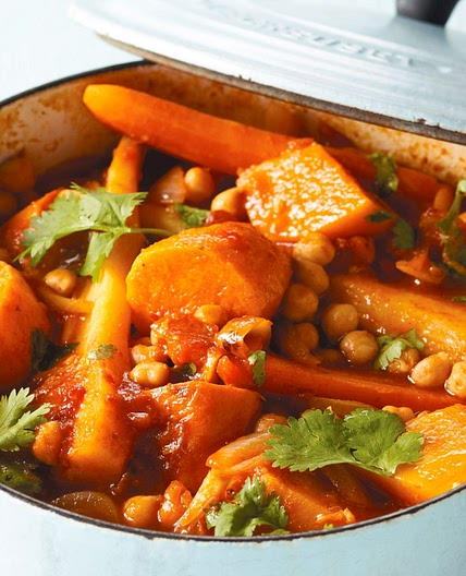 Winter root vegetable tagine