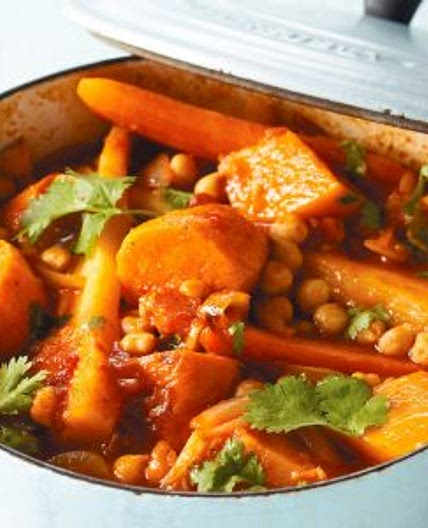 Winter root vegetable tagine