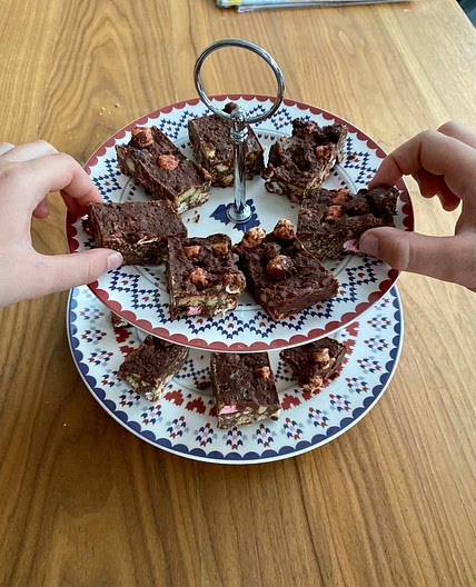 Totally addictive fridge cake!