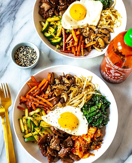 30 Minute Korean Bibimbap Recipe