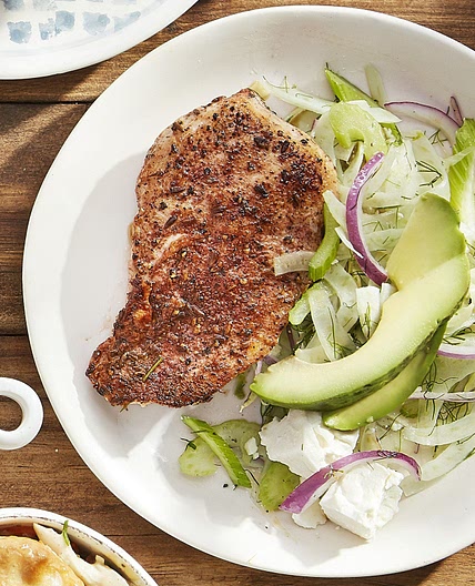 Blackened Chicken with Fennel Slaw