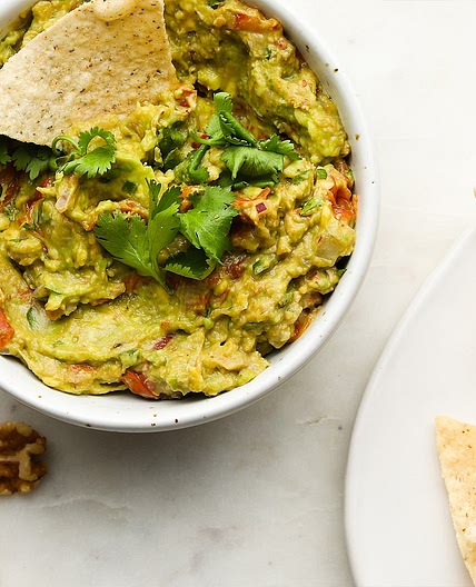 Walnut and Roasted Tomato Guacamole