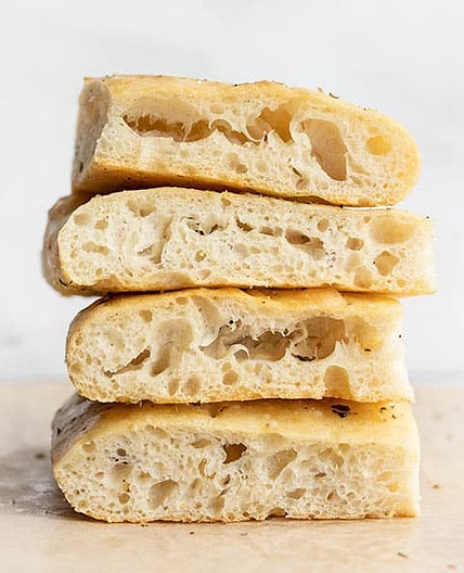 No-knead Focaccia Bread