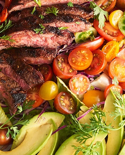 Recipe: Warm Fajita Steak Salad