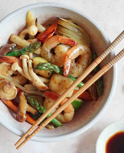 Chinese Shrimp Stir-Fry