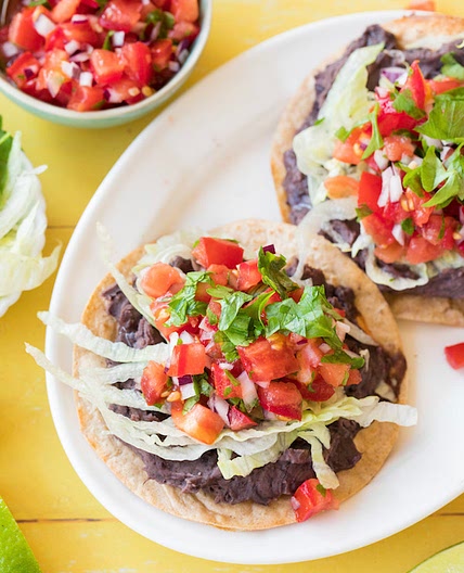 Black Bean Tostada