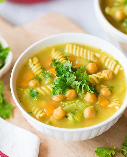 Chickpea Noodle Soup