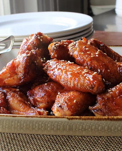 Honey Sriracha Chicken Wings and the Secret to Crispy Baked Wings!