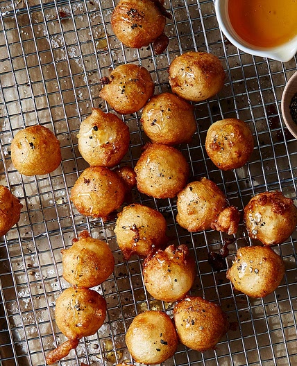 Fried Goat Cheese with Honey and Black Pepper