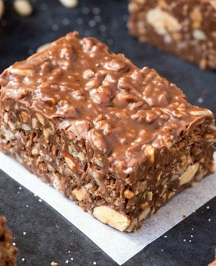 Homemade Keto Chocolate Crunch Bars (Paleo, Vegan, Low Carb)