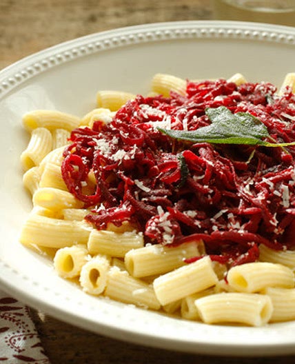 Sautéed Beets With Pasta, Sage and Brown Butter