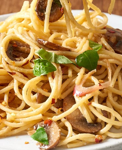 Miso-Buttered Mushrooms & Noodles