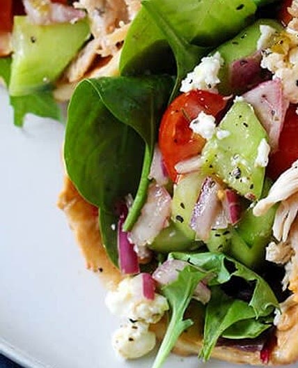 Avocado and Chicken Flatbread
