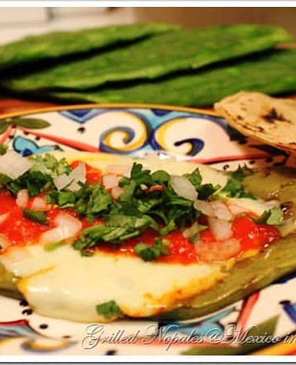Grilled Cactus Nopales