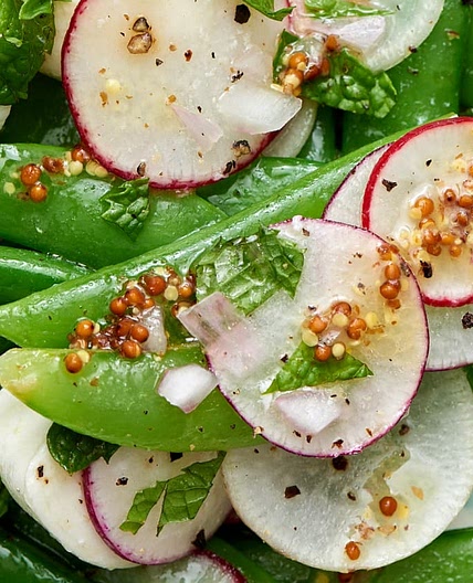 Recipe: Minty Snap Pea Salad