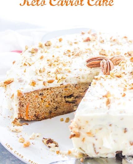 Healthy Low-Carb Carrot Cake