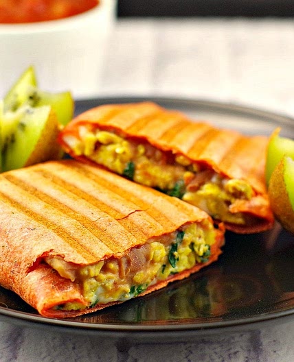 Healthy Mediterranean Breakfast Burrito Recipe