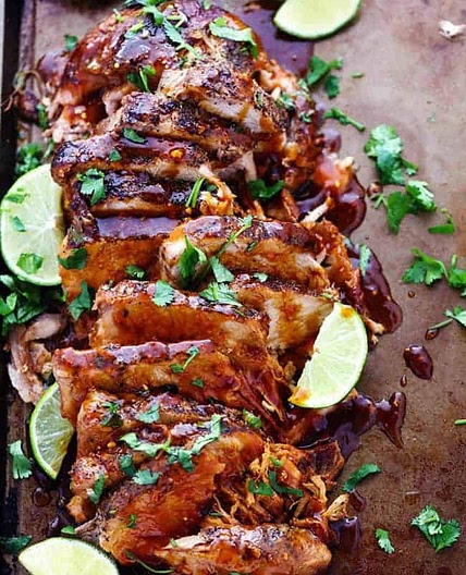 Slow Cooker Honey Lime Ginger Pork