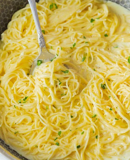 Garlic Parmesan Pasta (One Pot!)
