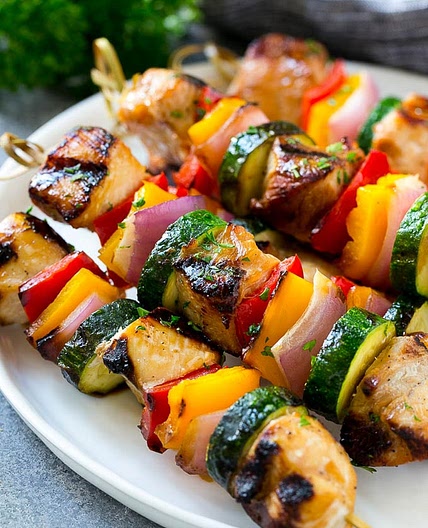 Grilled Chicken Kabobs