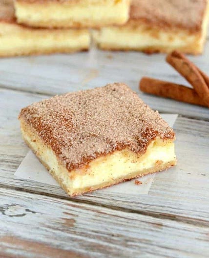 Churro Cheesecake Bars