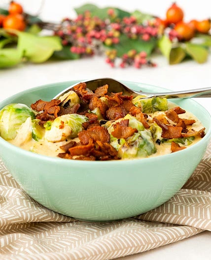 Swap Your Traditional Casserole for This Keto Cheesy Brussels Sprouts Recipe