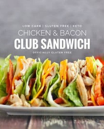 Low Carb Chicken Club Sandwich