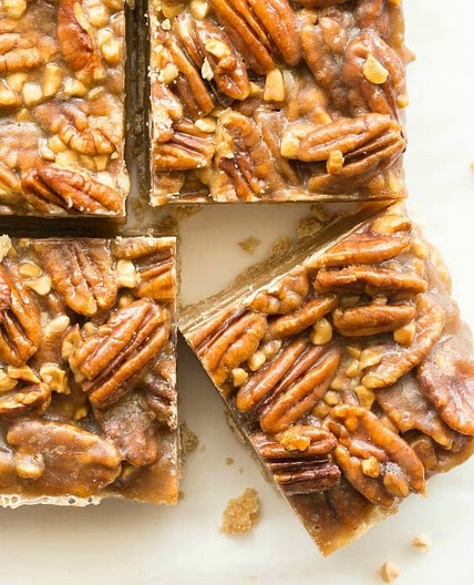 Keto Pecan Pie Bars