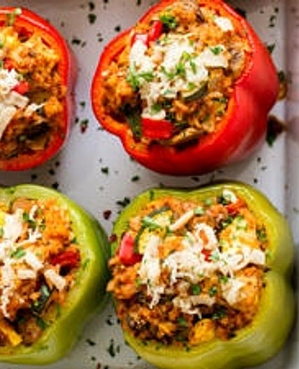 Italian Vegan Stuffed Peppers