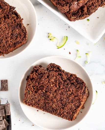 Healthy Chocolate Zucchini Bread