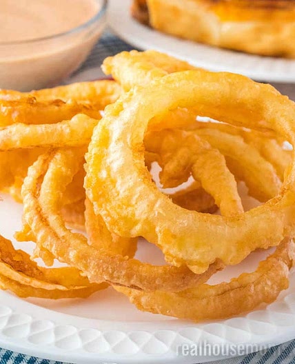 Crispy Homemade Onion Rings Recipe