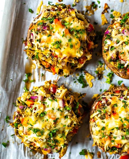 Best Ever Stuffed Portobello Mushrooms
