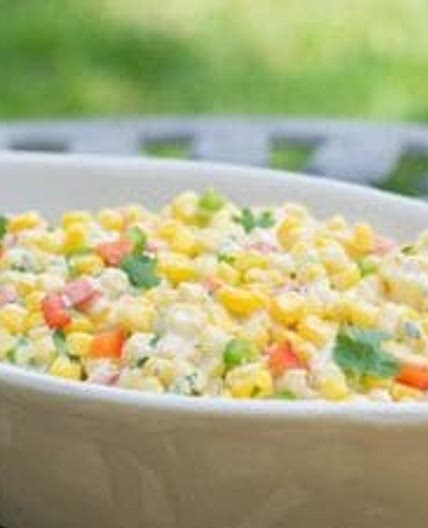 Creamy Spicy Summer Corn Salad Recipe