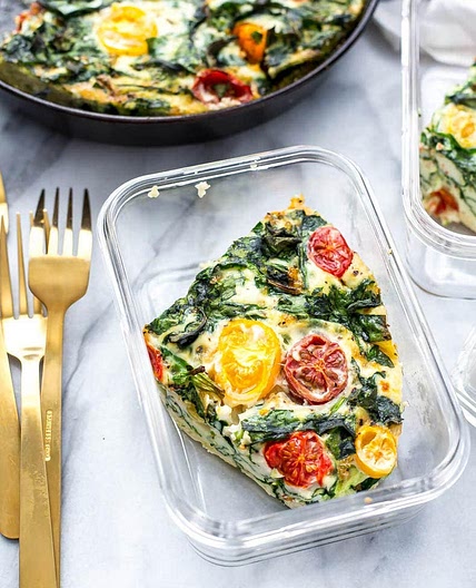 5-Ingredient Meal Prep Egg White Frittata