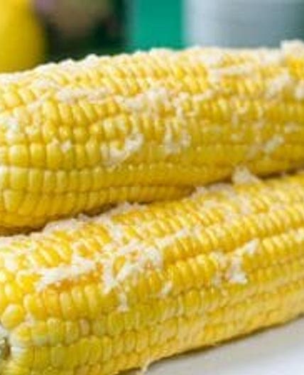 Corn on the Cob with Olive Oil, Parmesan, and Lemon