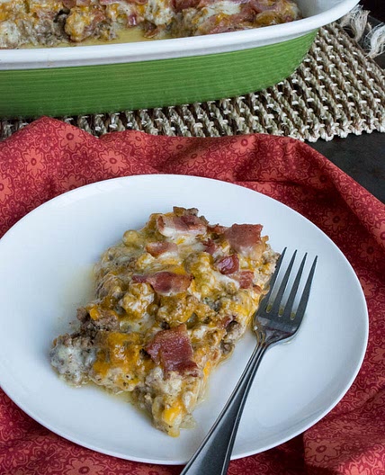 Bacon Cheeseburger Casserole