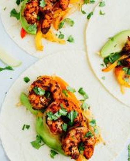 Sheet Pan Shrimp Fajitas