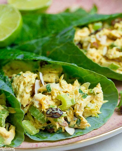 Mango Cilantro Curry Chicken Salad
