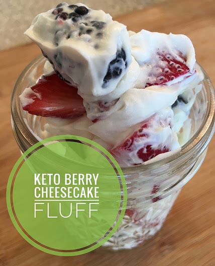 Keto Berry Cheesecake Fluff