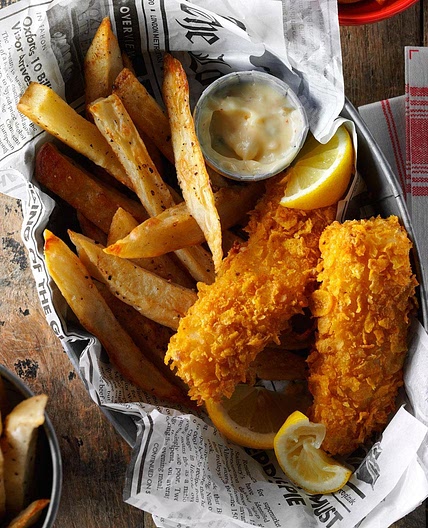 Air-Fryer Fish and Fries