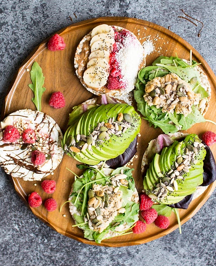 The answer to the 3pm Cravings... Healthy Ricecake Snacks