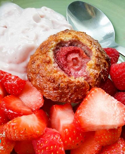 Strawberry Oat Muffins | Slimming & Weight Watchers Friendly